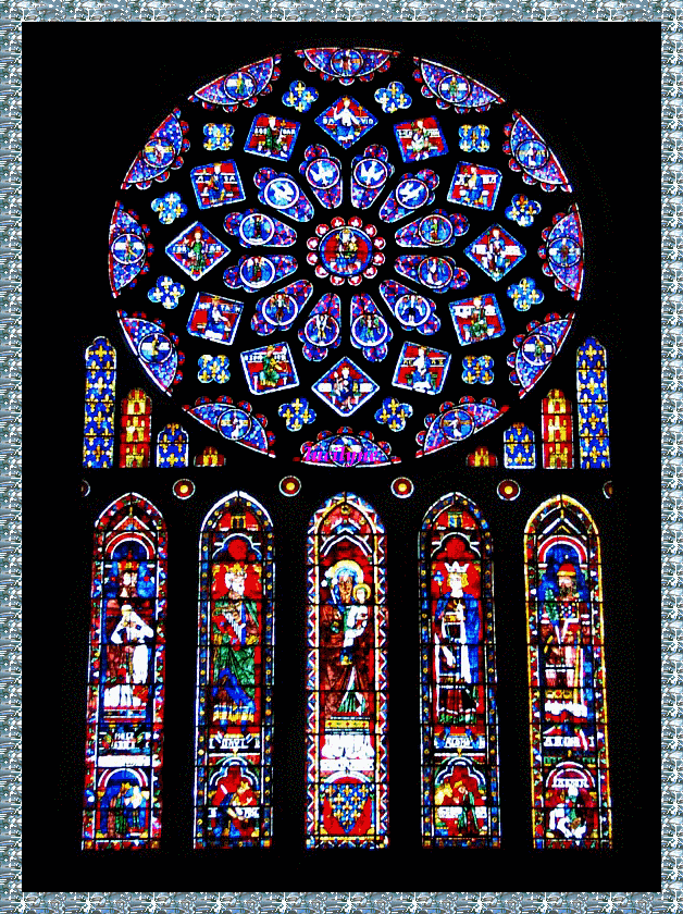 vitrail  cathédrale de Chartres